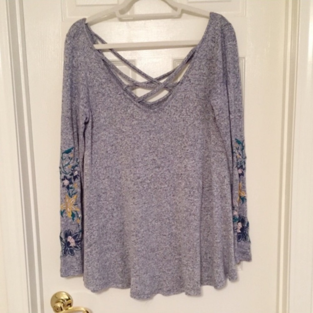 Blue Printed Criss Cross | Reserve